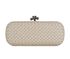 Intrecciato Knot Long Clutch, front view
